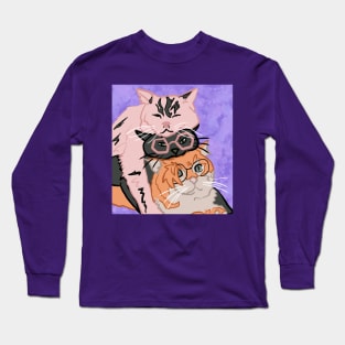 Cat Stack Long Sleeve T-Shirt